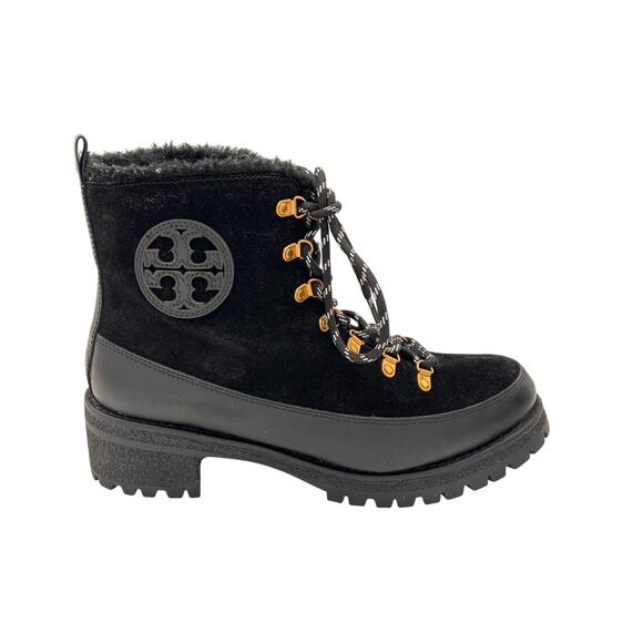 Tory Burch Women's Thea Lugg Suede Boots 9 M - Picture 1 of 8